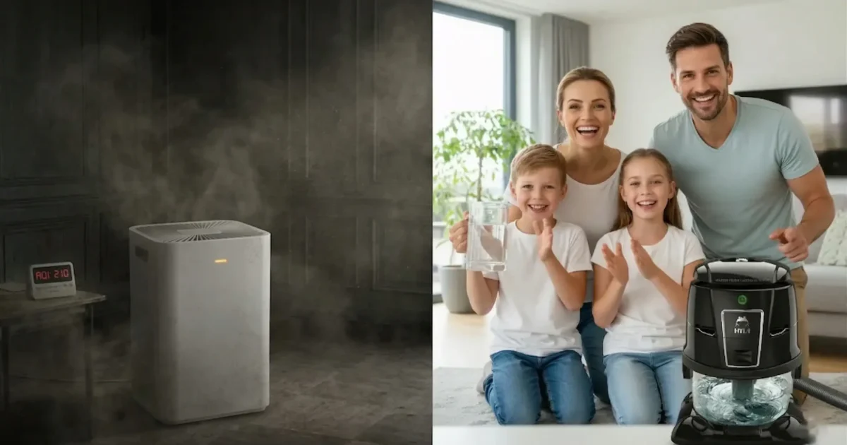 HYLA EST vs prečistač zraka sa filterom — poređenje